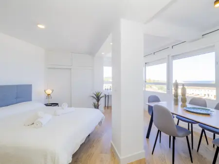 Studio moderne à Mijas Costa avec piscine, Appartement 4 personnes à Mijas - Photo 2