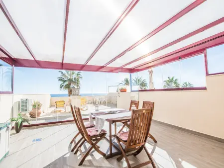 Appartement en bord de mer à Mijas Costa avec terrasse spacieuse face à la mer pour 4 pers. - Photo 8