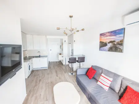 Appartement en bord de mer à Mijas Costa avec terrasse spacieuse face à la mer pour 4 pers. - Photo 12