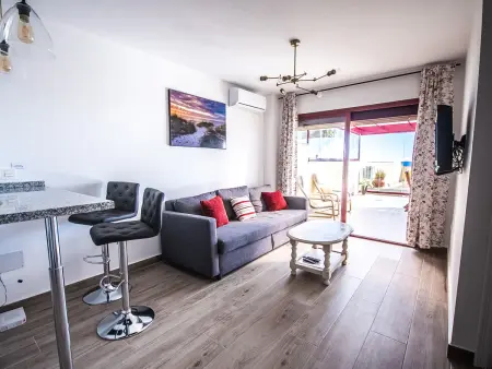 Appartement en bord de mer à Mijas Costa avec terrasse spacieuse face à la mer pour 4 pers. - Photo 13