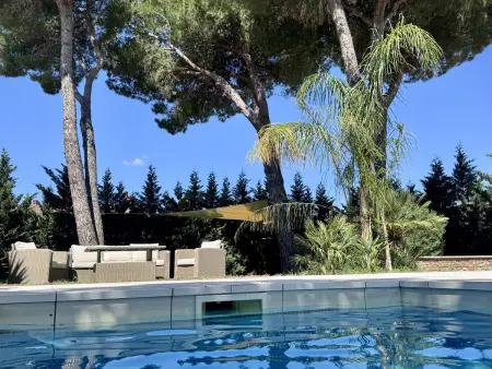 Villa moderne avec piscine privée, Wi-Fi, parking et climatisation, proche plage - Photo 12