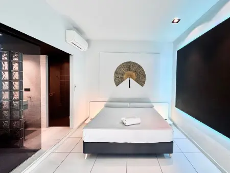 Villa moderne avec piscine privée, Wi-Fi, parking et climatisation, proche plage - Photo 26