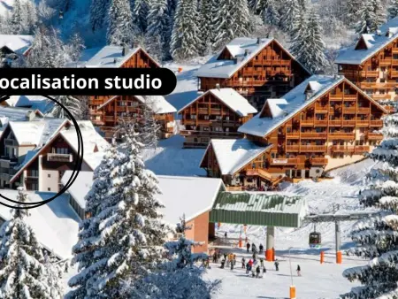 Studio 4 pers. pieds des pistes - Animaux admis, Appartement 4 personnes à Oz - Photo 8