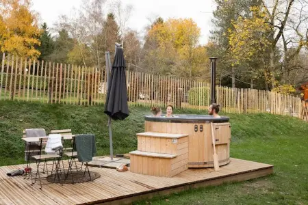 Camping Petite Suisse 7, Maison de vacances à Dochamps avec jacuzzi - Photo 23