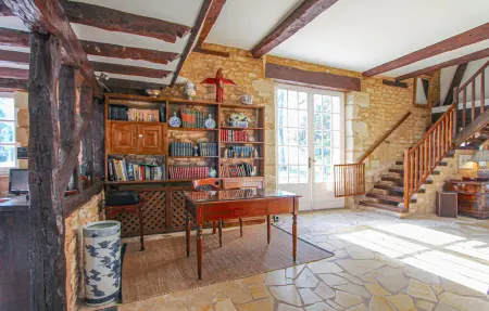 Charmante Maison avec piscine, Maison 10 personnes à Fleurac - Photo 22