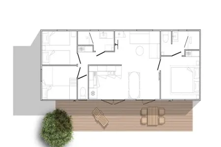 O'Hara Lodges - 6p, Maison de vacances pour 6 avec jardin privé Wi-Fi - Photo 21
