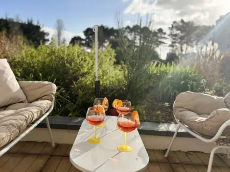 Bénodet: Appartement spacieux proche plage avec terrasse et parking sécurisé - Photo 13