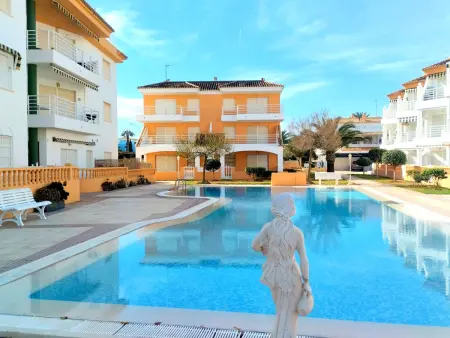 Appartement en bord de mer à Denia avec piscine, jardin et terrasse - 2 chambres, 2 salles de bains - Photo 3