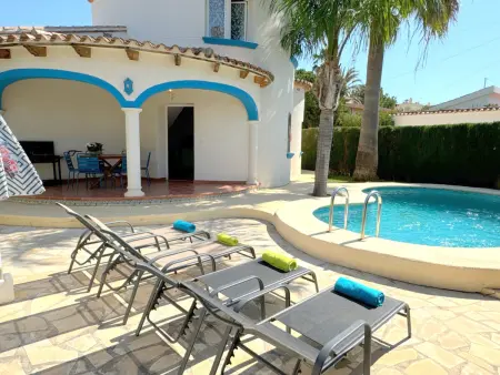 Villa pour 6 à Dénia avec piscine privée et proche plage - Photo 1