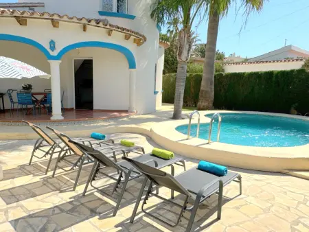 Villa pour 6 à Dénia avec piscine privée et proche plage - Photo 5