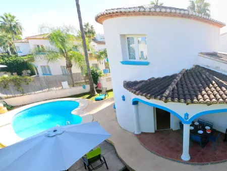 Villa à Dénia: 6 pers, piscine privée, clim, proche plage - Photo 3