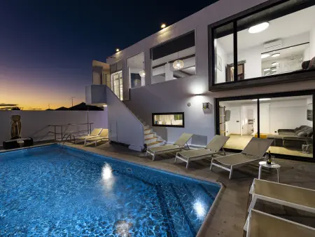 Villa haut de gamme avec piscine et vue sur mer à Arrecife - Photo 14
