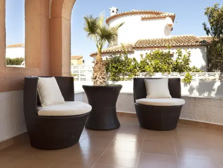 Villa à Dénia avec piscine privée, proche plages, climatisée, parking, jardin, pour 6 personnes - Photo 21