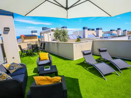 Appartement confort à Cambrils, face à la plage, terrasse et solarium - Photo 4