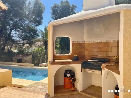 Maison rustique à Moraira avec piscine privée, plage à 700m, grande terrasse et barbecue - Photo 10