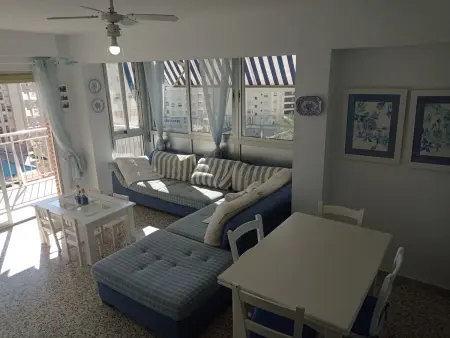 Charmant appartement à Gandía, 2 chambres, animaux admis, climatisation - Photo 13