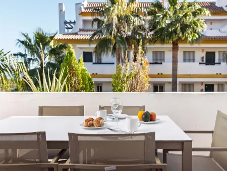 Appartement moderne 2 chambres, vue mer et golf, Appartement 6 personnes à Las Lagunas de Mijas - Photo 1