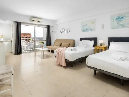 Studio en bord de mer à Fuengirola, pour 3 personnes, avec climatisation - Photo 4