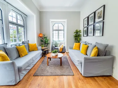 Grand appartement 4 chambres au cœur de Lisbonne, Chiado, pour 10 personnes - Photo 1