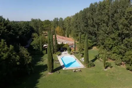Villa provencale pour les amoureux de la nature en Lubéron, Villa équestre avec piscine chauffée - Photo 8