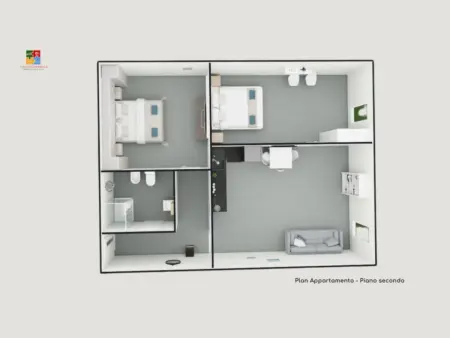 Atelier La Scala, Appartement 4 personnes à Florence - Photo 25