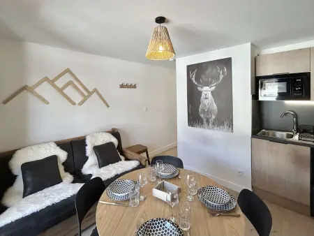 Appartement cosy 2 pièces, terrasse, casier à skis, parking commun - Photo 2