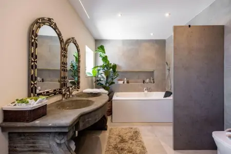 Surga, Belle villa avec piscine à Budens - Photo 12