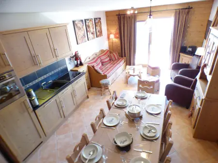 Duplex 4 pièces avec piscine intérieure, parking, 8 pers, proche Les Saisies - Photo 11