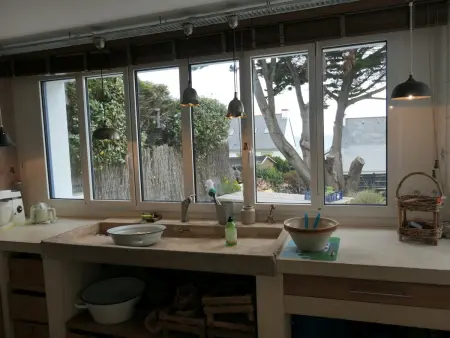 Maison contemporaine 10 pers, à deux pas de la plage, chiens admis, St Gildas de Rhuys - Photo 7