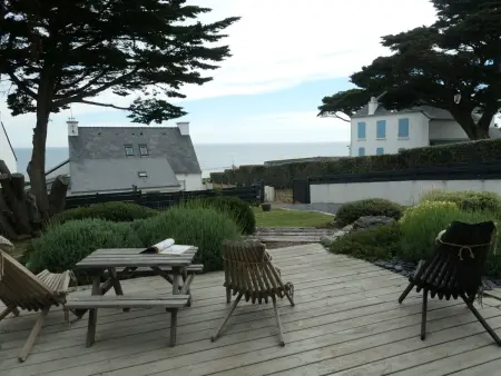 Maison contemporaine 10 pers, à deux pas de la plage, chiens admis, St Gildas de Rhuys - Photo 10