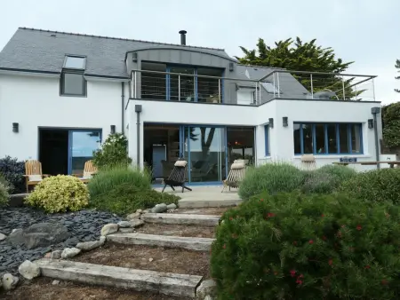 Maison contemporaine 10 pers, à deux pas de la plage, chiens admis, St Gildas de Rhuys - Photo 11