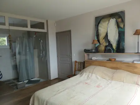 Maison contemporaine 10 pers, à deux pas de la plage, chiens admis, St Gildas de Rhuys - Photo 15