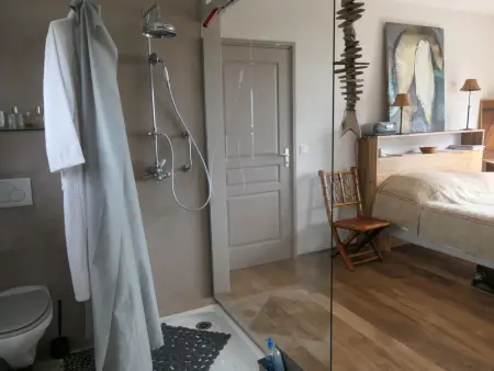 Maison contemporaine 10 pers, à deux pas de la plage, chiens admis, St Gildas de Rhuys - Photo 16