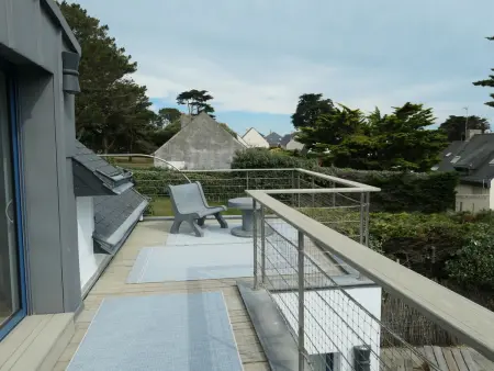 Maison contemporaine 10 pers, à deux pas de la plage, chiens admis, St Gildas de Rhuys - Photo 17