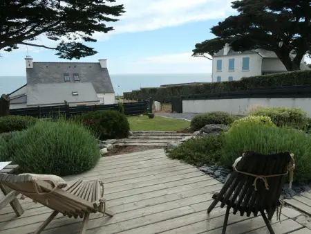 Maison contemporaine 10 pers, à deux pas de la plage, chiens admis, St Gildas de Rhuys - Photo 27