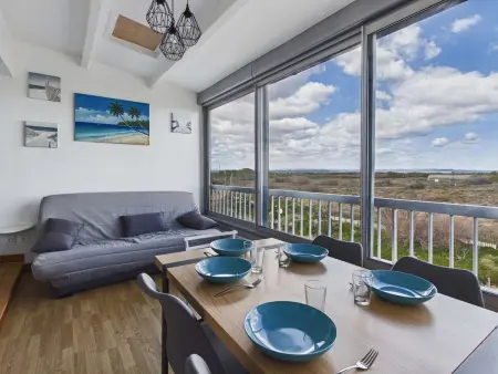 Studio Mezzanine 6 Pers, Animaux, Parking, Vue Mer - Photo 1