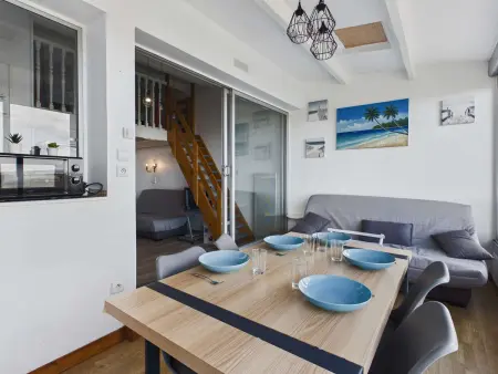 Studio Mezzanine 6 Pers, Animaux, Parking, Vue Mer - Photo 3