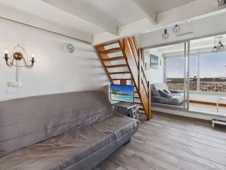 Studio Mezzanine 6 Pers, Animaux, Parking, Vue Mer - Photo 8