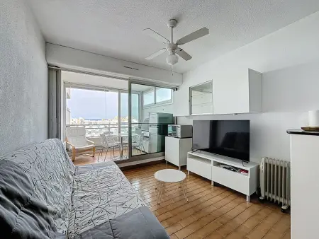 Studio Cabine Équipé - Vue Mer - Parking Privé - Proche Commodités - Photo 3