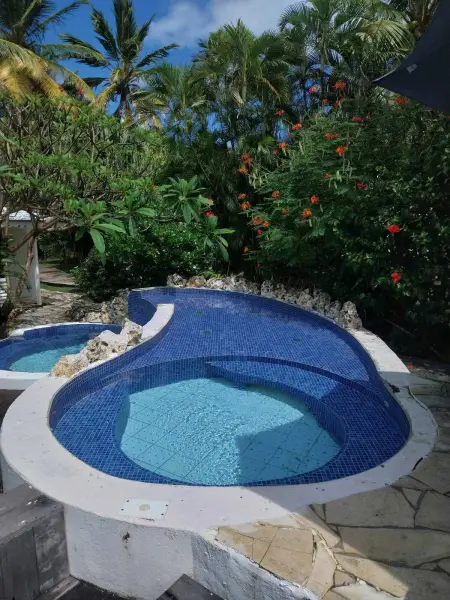 Bungalow accueillant avec jacuzzi à Grand Bourg 25 m² - Photo 14