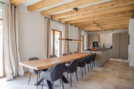 Maison Wallon, Villa pour 10 avec piscine et vue sur le château - Photo 3