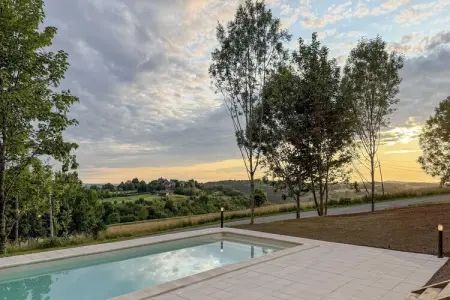 Maison Wallon, Villa pour 10 avec piscine et vue sur le château - Photo 11