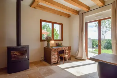 Maison Wallon, Villa pour 10 avec piscine et vue sur le château - Photo 19