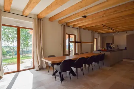 Maison Wallon, Villa pour 10 avec piscine et vue sur le château - Photo 22