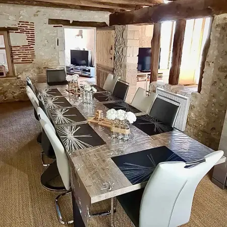 Villa avec piscine privée à Mosnes, 300 m², Villa 15 personnes à Mosnes - Photo 7