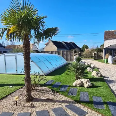 Villa avec piscine privée à Mosnes, 300 m², Villa 15 personnes à Mosnes - Photo 38