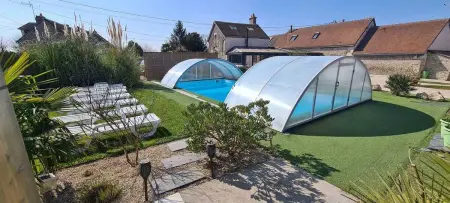 Villa avec piscine privée à Mosnes, 300 m², Villa 15 personnes à Mosnes - Photo 40