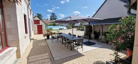 Villa avec piscine privée à Mosnes, 300 m², Villa 15 personnes à Mosnes - Photo 46