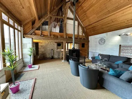 Villa avec piscine privée à Mosnes, 300 m², Villa 15 personnes à Mosnes - Photo 53