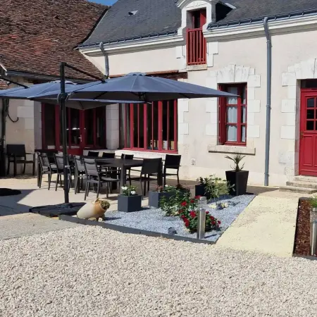 Villa avec piscine privée à Mosnes, 300 m², Villa 15 personnes à Mosnes - Photo 65